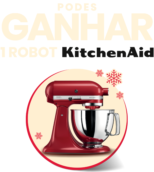 Podes Ganhar 1 Robot Kitchen Aid